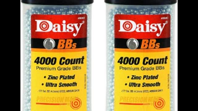 Daisy Ammunition and CO2 40 4000 ct BB Bottle, 2 Pack