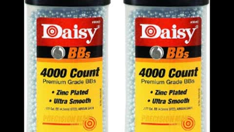 Daisy Ammunition and CO2 40 4000 ct BB Bottle, 2 Pack