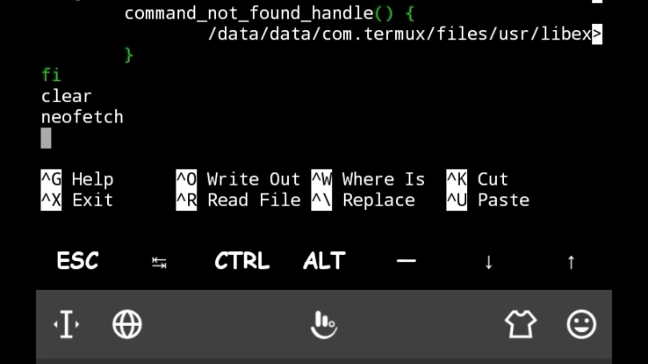 Termux hacking tips / termux interface change