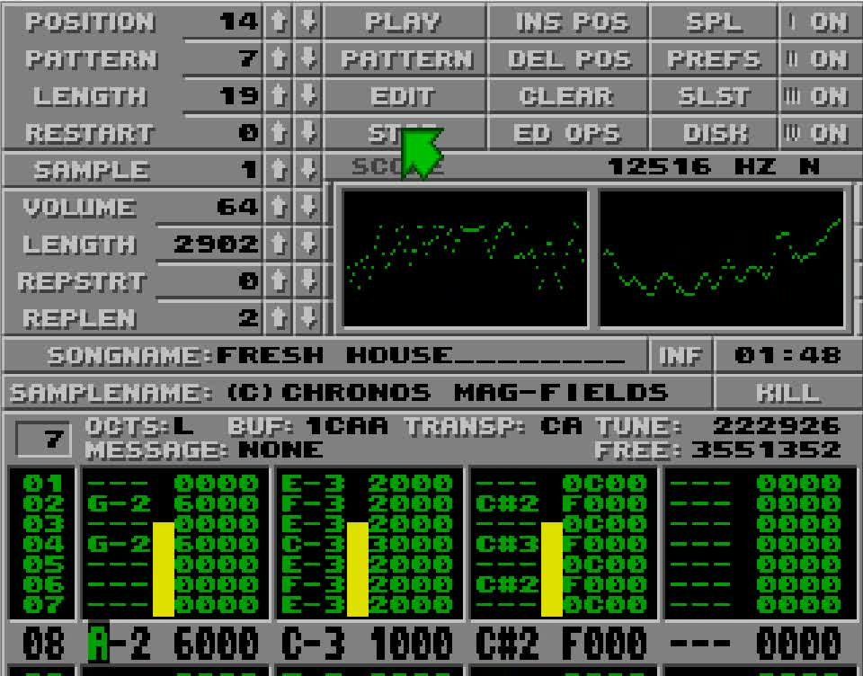 Amiga and Atari ST Protracker Music Mods - Fresh House