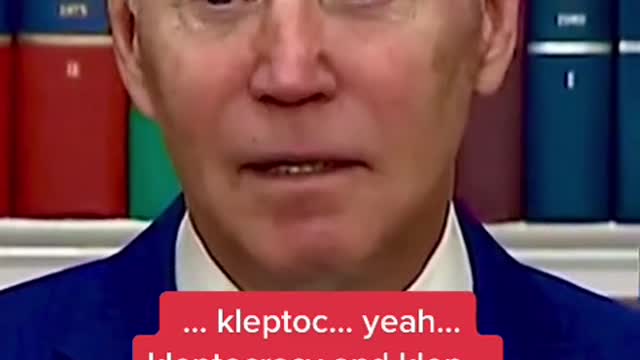 The president's teleprompter