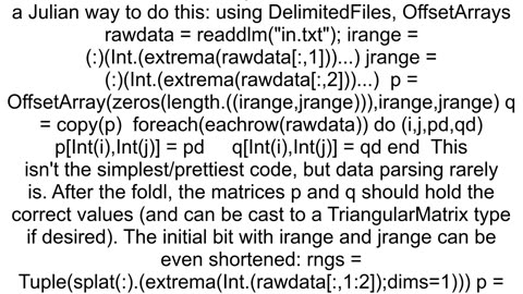 How to idiomatically read indexed arrays from a delimited text file