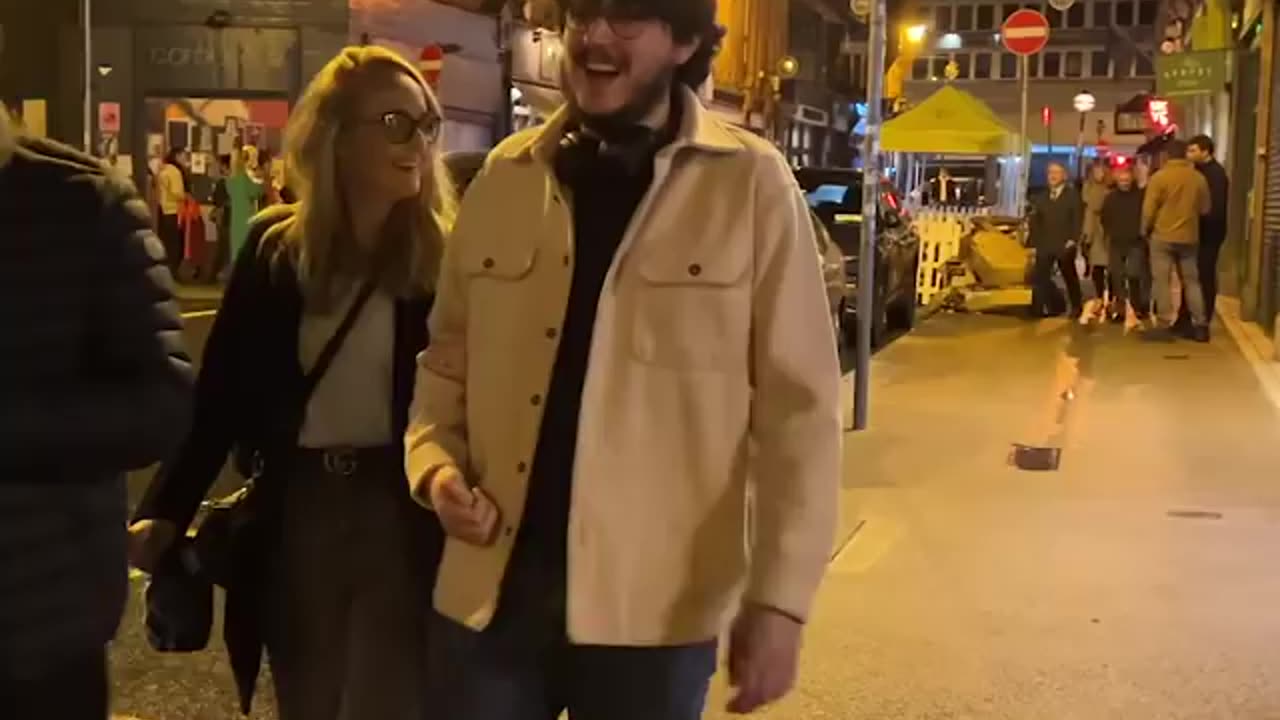 Street prank almost kicked his Ass