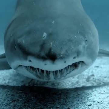 Face to face with those teeth. How would you feel? 😳