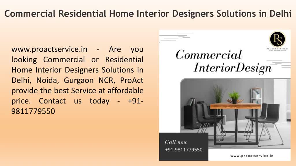 Commercial Residential Home Interior Designers Solutions in Delhi, Noida, Gurgaon NCR