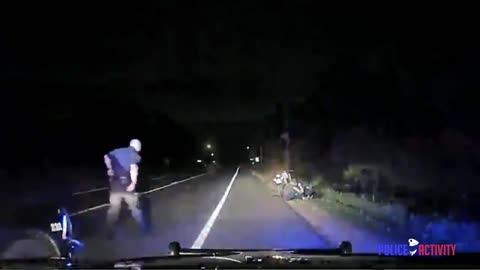 Police Officer Accidentally Shoots Fleeing Motorcyclist