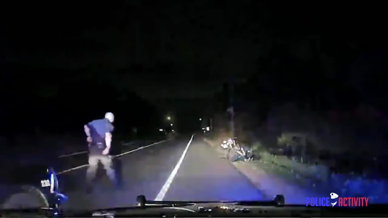 Police Officer Accidentally Shoots Fleeing Motorcyclist