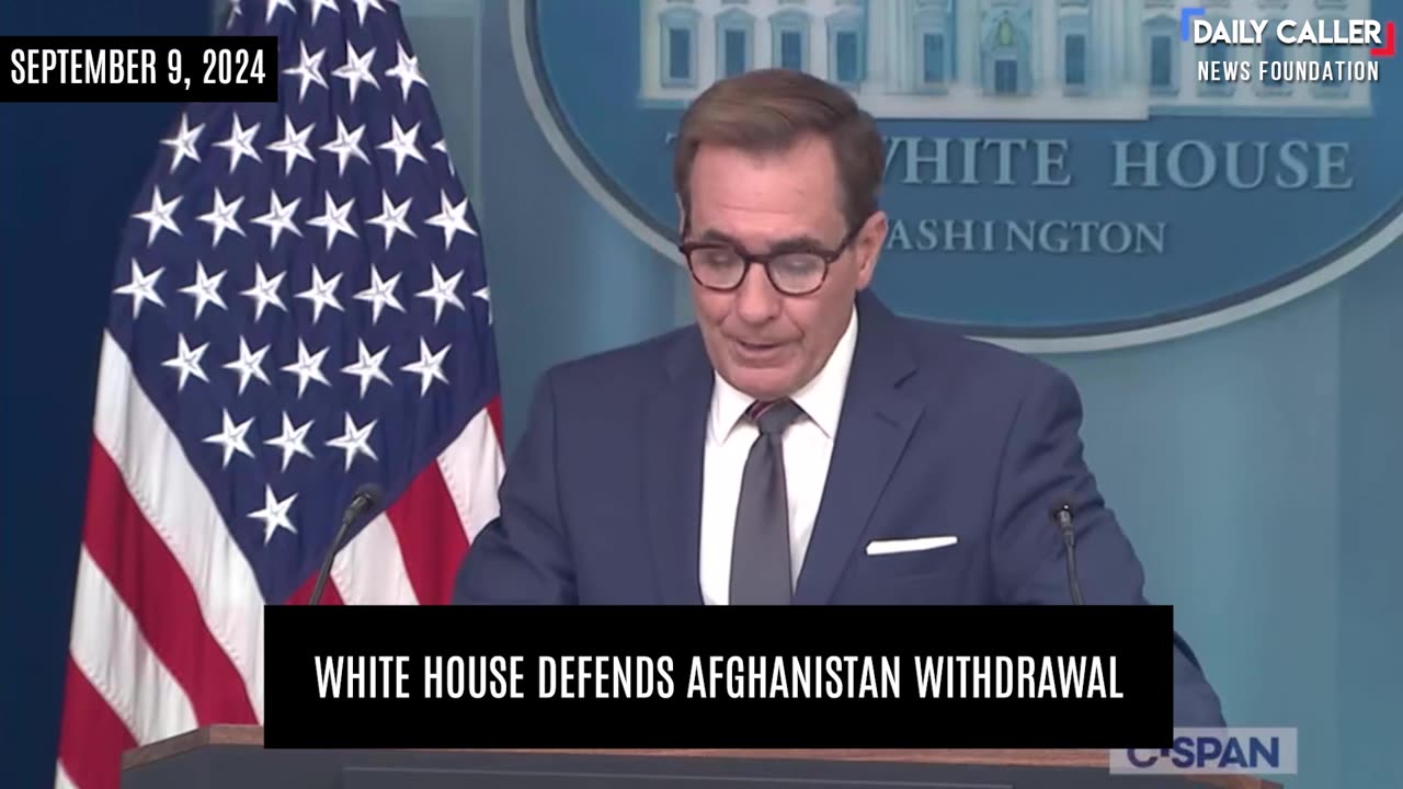 WATCH: White House DEFENDS Afghanistan Withdrawal After New Report