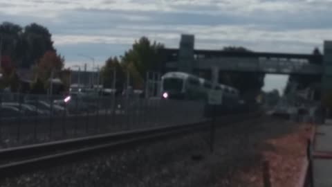 Sounder Northbound in Kent, WA on 10/13/2023