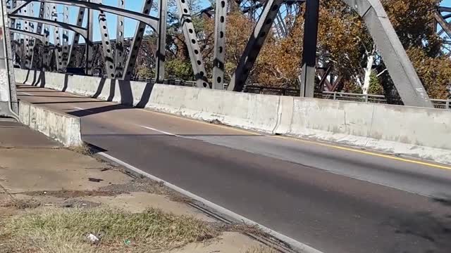 Memphis Tennessee Bridge over the Mississippi into Arkansas, God bless