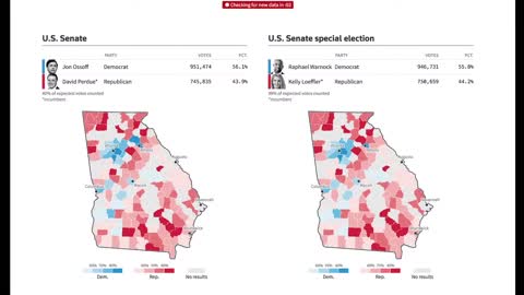 Watch as votes leave David Perdue's tally in the Georgia Senate runoff