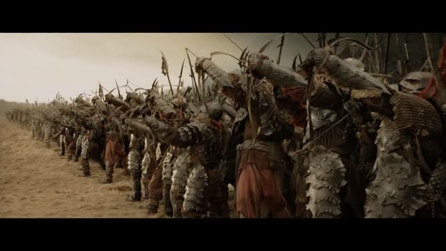 Rohan comes to the aid of Gondor. The Lord of the Rings: The Return of the King.