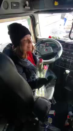 Amazing Grace Duet with a Trucker