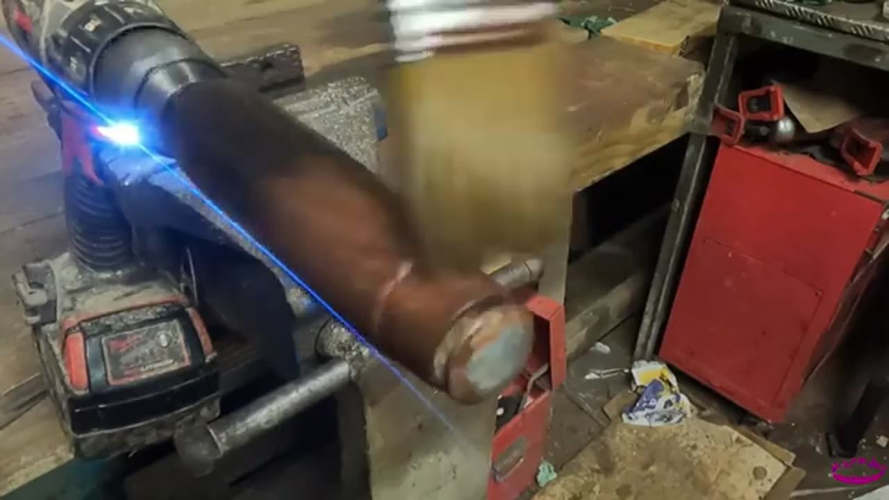 Antique Rusty Cleaver Restoration