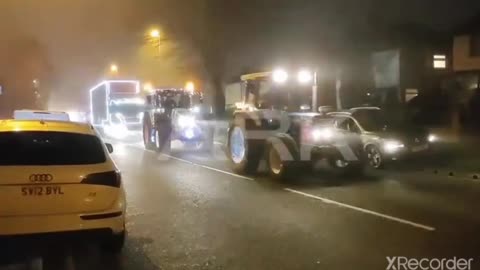 Liverpool christmas convoy raises money for childrens hospital