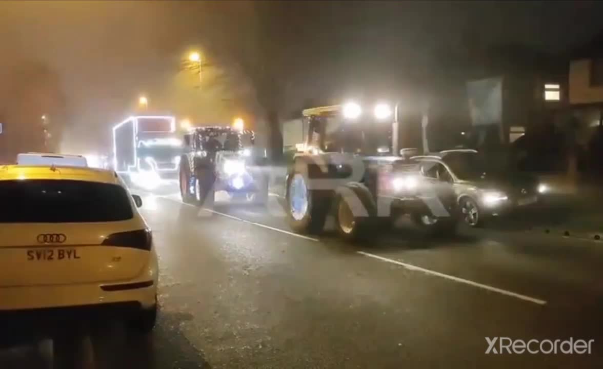 Liverpool christmas convoy raises money for childrens hospital