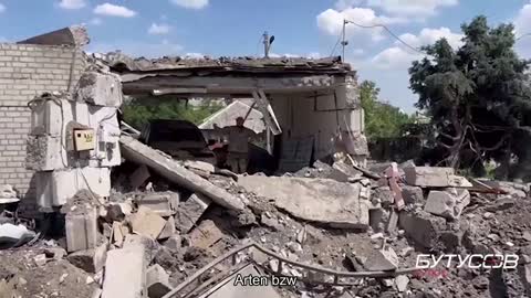 The Russians hit our house with a Point-U missile, but missed by 50 meters. Lysychansk, June 19.