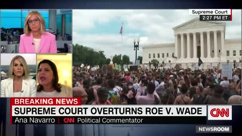CNN commentator challenged on her religion and abortion stance. See her response
