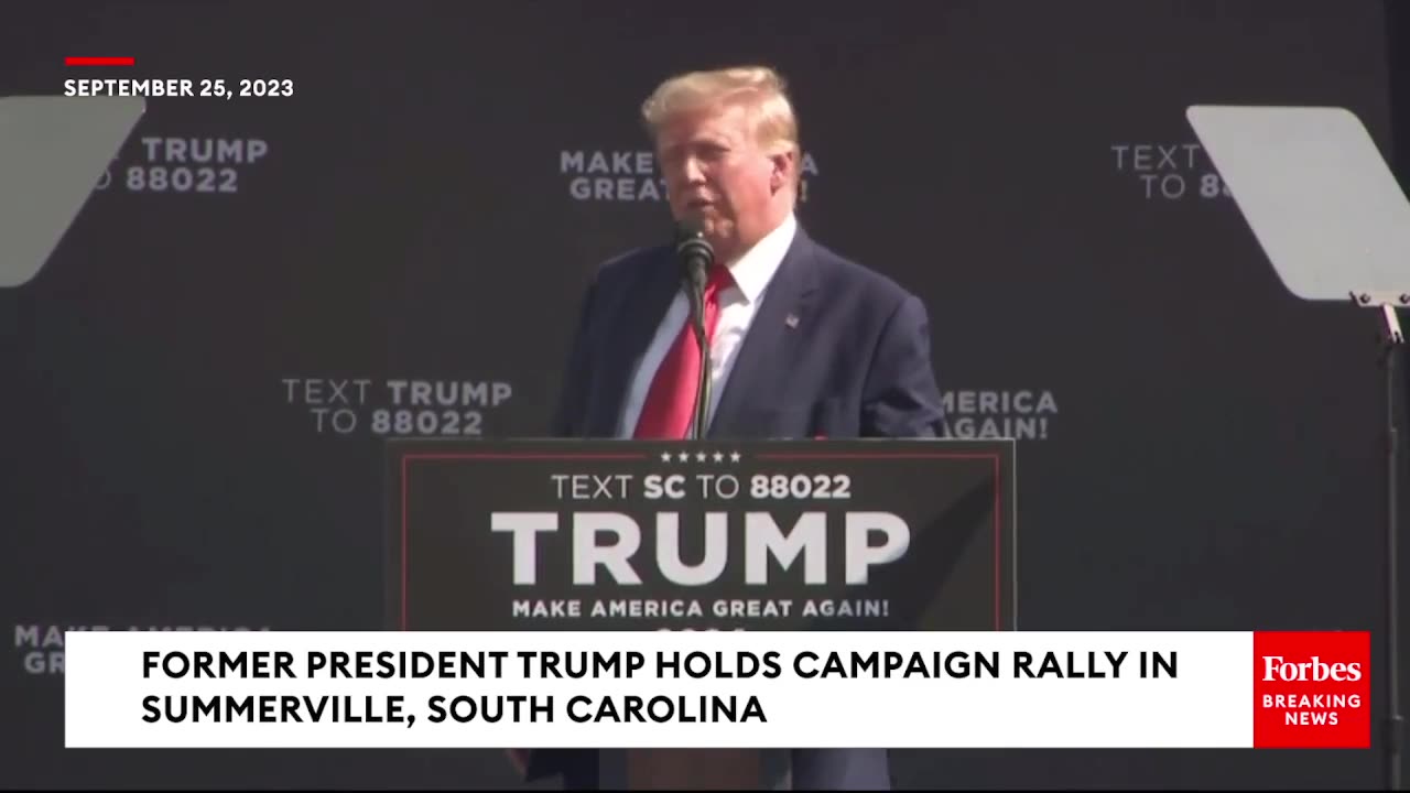 BREAKING NEWS: Donald Trump Unleashes On Biden Administration During South Carolina Campaign Rally