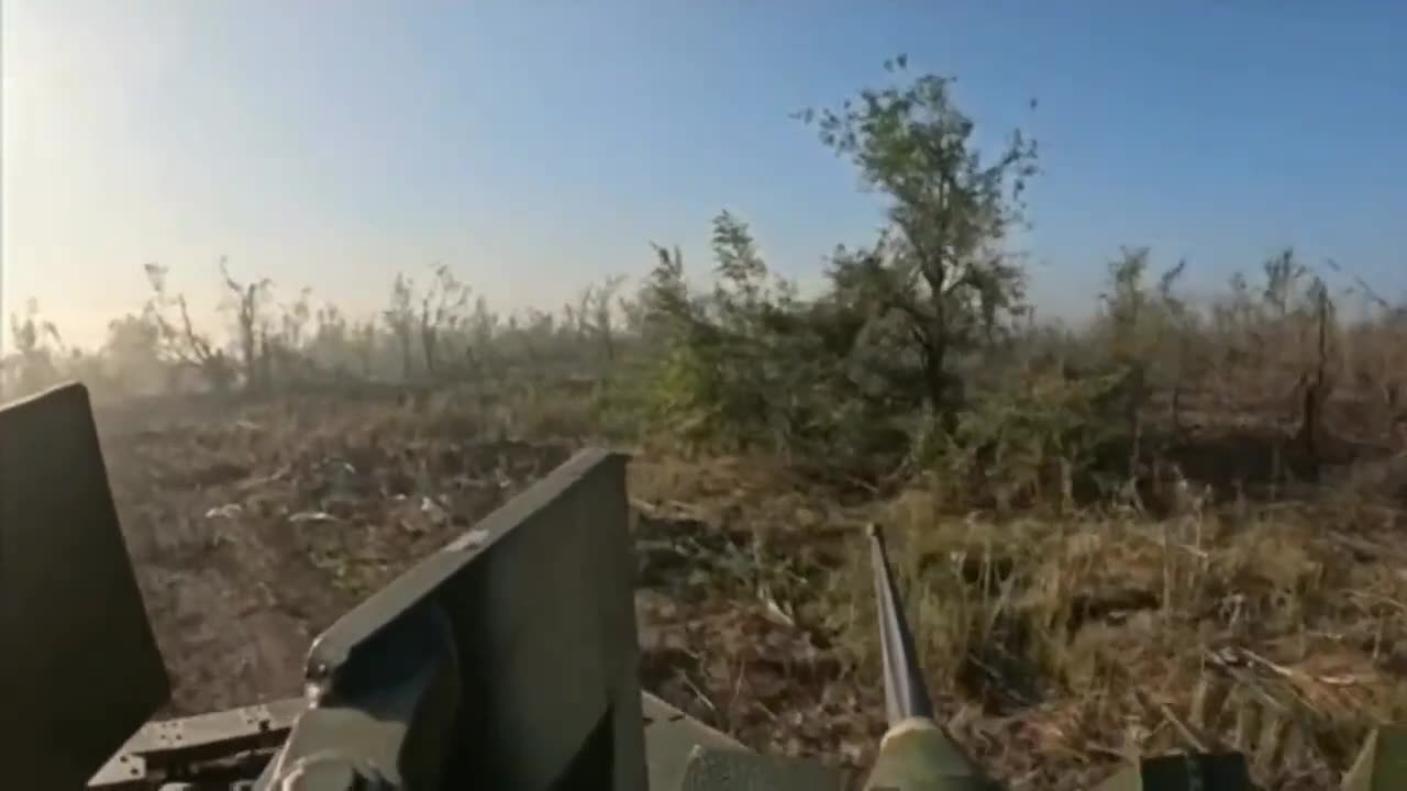 The second part of the video. Ruzzia already said that their tank demolished this Bradley.