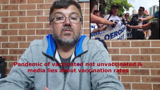 Pandemic of vaccinated or unvaccinated: and media lies about actual vaccination rates