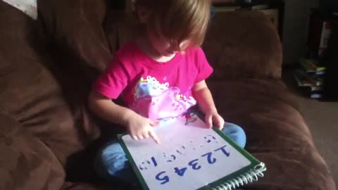 Emma counts to 10