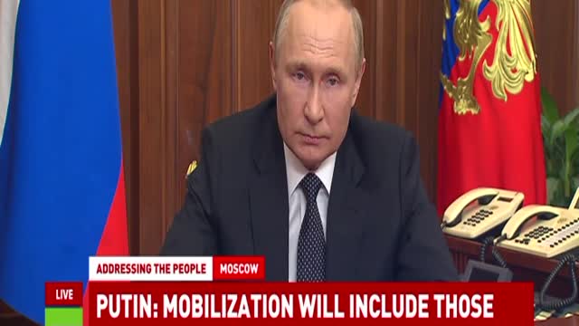 Putin whole speech about the mobilization