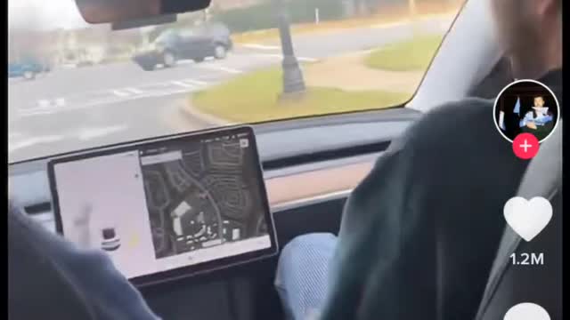 Man pranks grandpa and changes Tesla turn signal into fart sound.