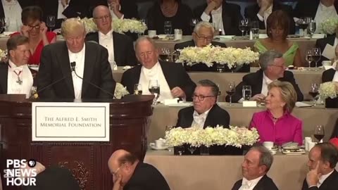 THROWBACK: 2016 Al Smith dinner, when Master Troll Trump tore into Crooked Hillary?