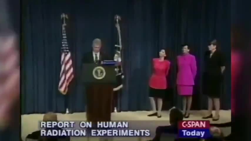 1995 US Government Admits Using Radiation Experiments on US Citizens
