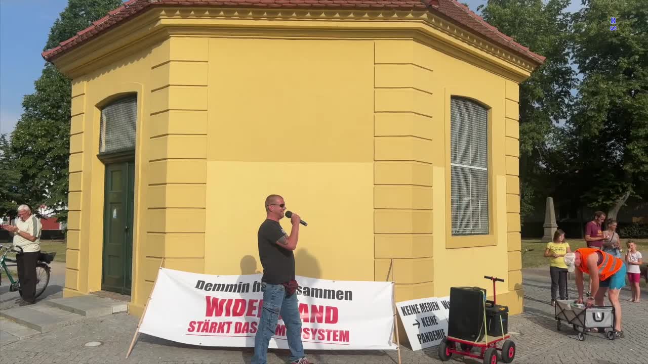 Demmin - Eröffnung der Versammlung 21-07-2022