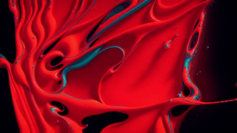 HD Red Screen Saver Abstract Liquid Video Loop (No Sound) - Copyright Free - Background Wallpaper