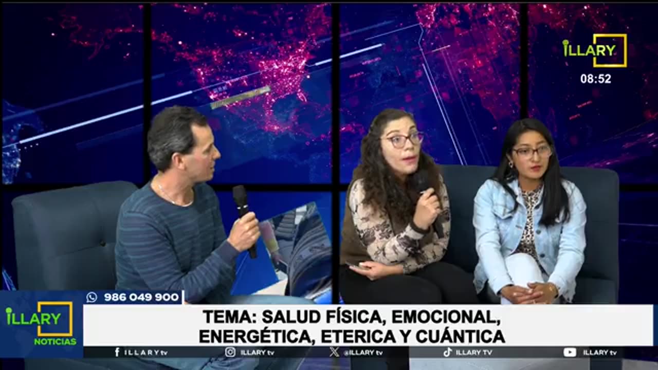 Entrevista en ILLARY TV Uno Perú salud física, emocional eterica y cuantica