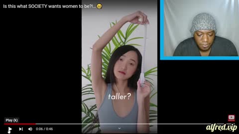 Alfred Reacts To Clara Dao's Feminist "Is this what SOCIETY wants women to be" video