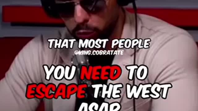 You Need To Escape As Soon As Now Andrew Tate