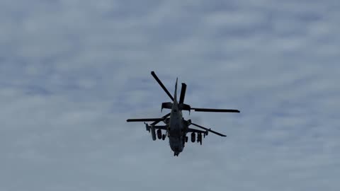 Ka-52M crews worked on an AFU control point and armored vehicles.