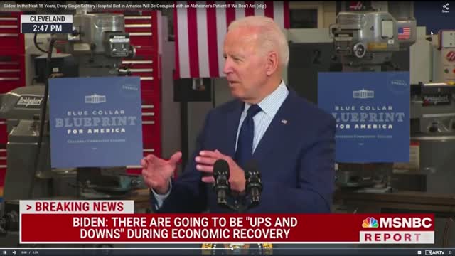 Joe Biden: Every hospital bed filled with alzheimer's patients within 15 years