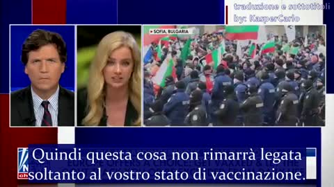 Tucker Carlson intervista l'incantevole filosofa del diritto olandese Eva Vlaardingerbroek