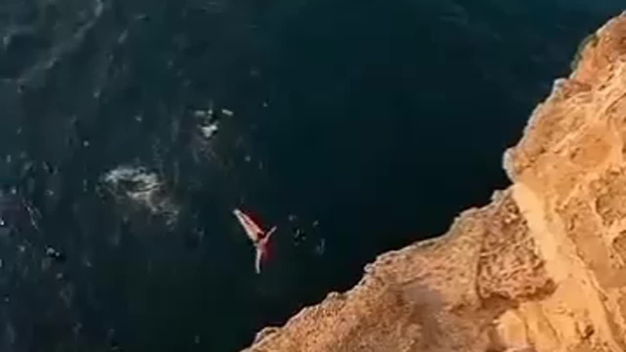 Cliff diving