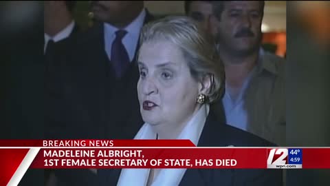 Former Secretary of State Madeline Albright dead at 84