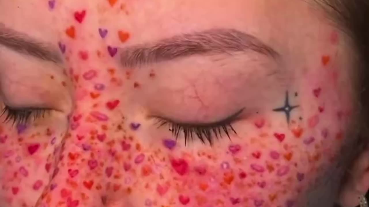 Heart Freckles Tattoo