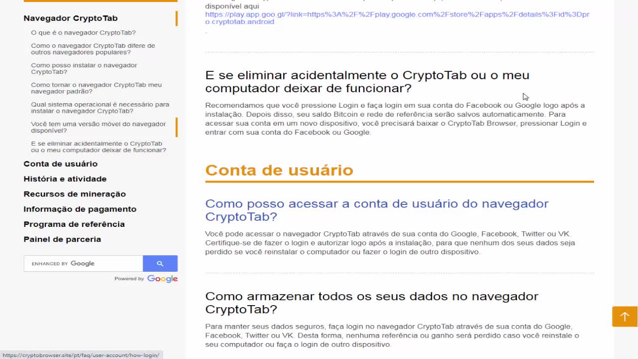 [ CryptoTab Browse ] A melhor maneira de ganhar BitCoins Diariamente! | Android,iOS,Win | HomeOffice