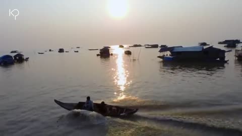 Life of the Floating Village People in Tonle Sap