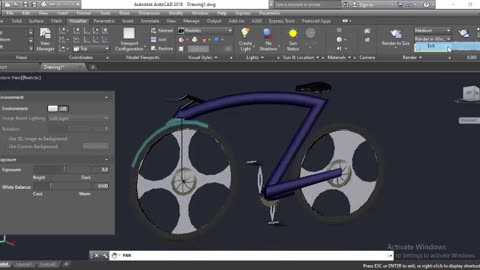 3D Image based Lightening on AutoCAD by Masroor Khan For Beginners