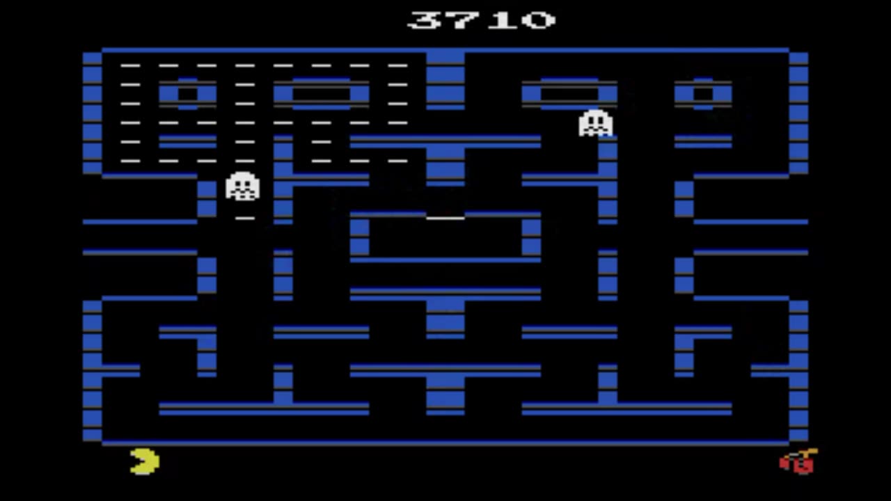 Pac-Man 4k (Atari 2600) Gameplay