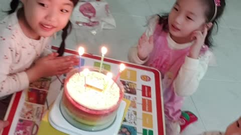 Happy Birthday Song with Cake
