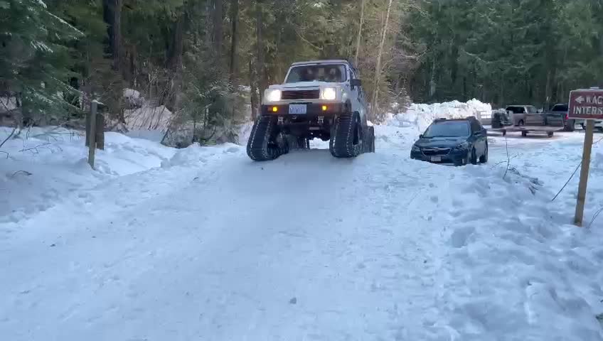 Tracked Suzuki Samurai