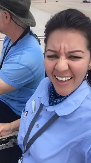 This is how we roll at the airport!