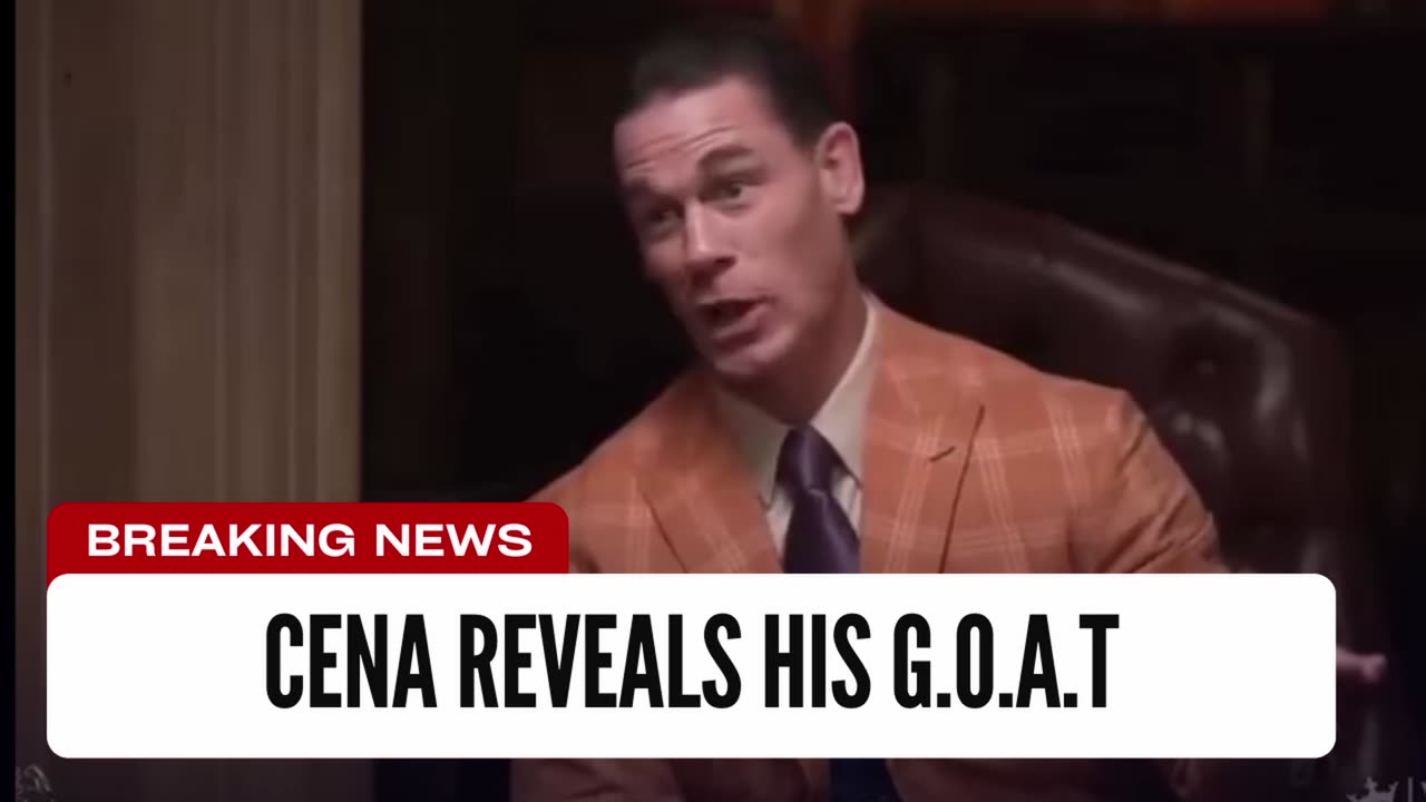 Cena Reveals Who He Thinks Is The Greatest Ever