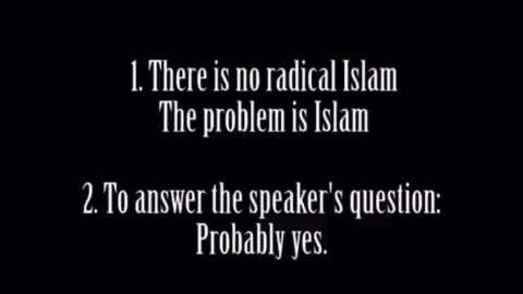 Not radical Muslims!